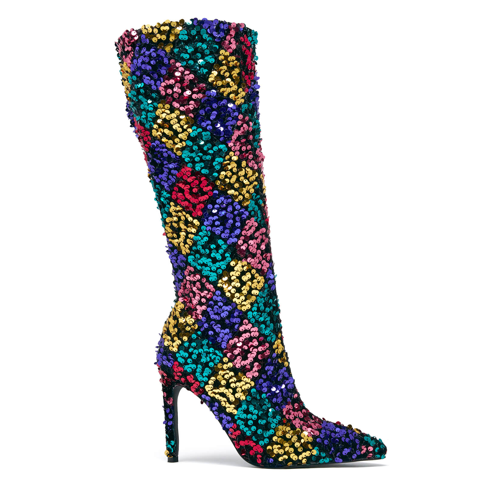 Sparky Women's Sequin Knee High Boots