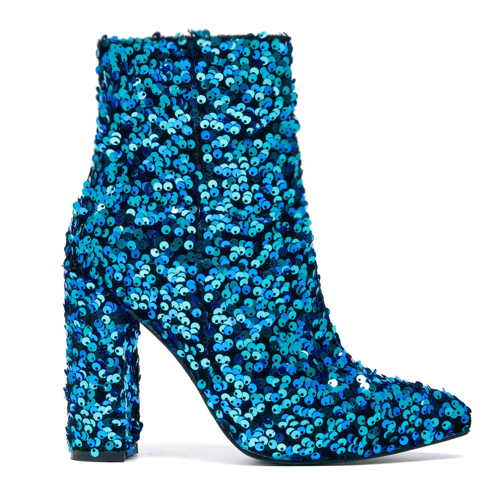 Women's Sequins Glitter Ankle Boots