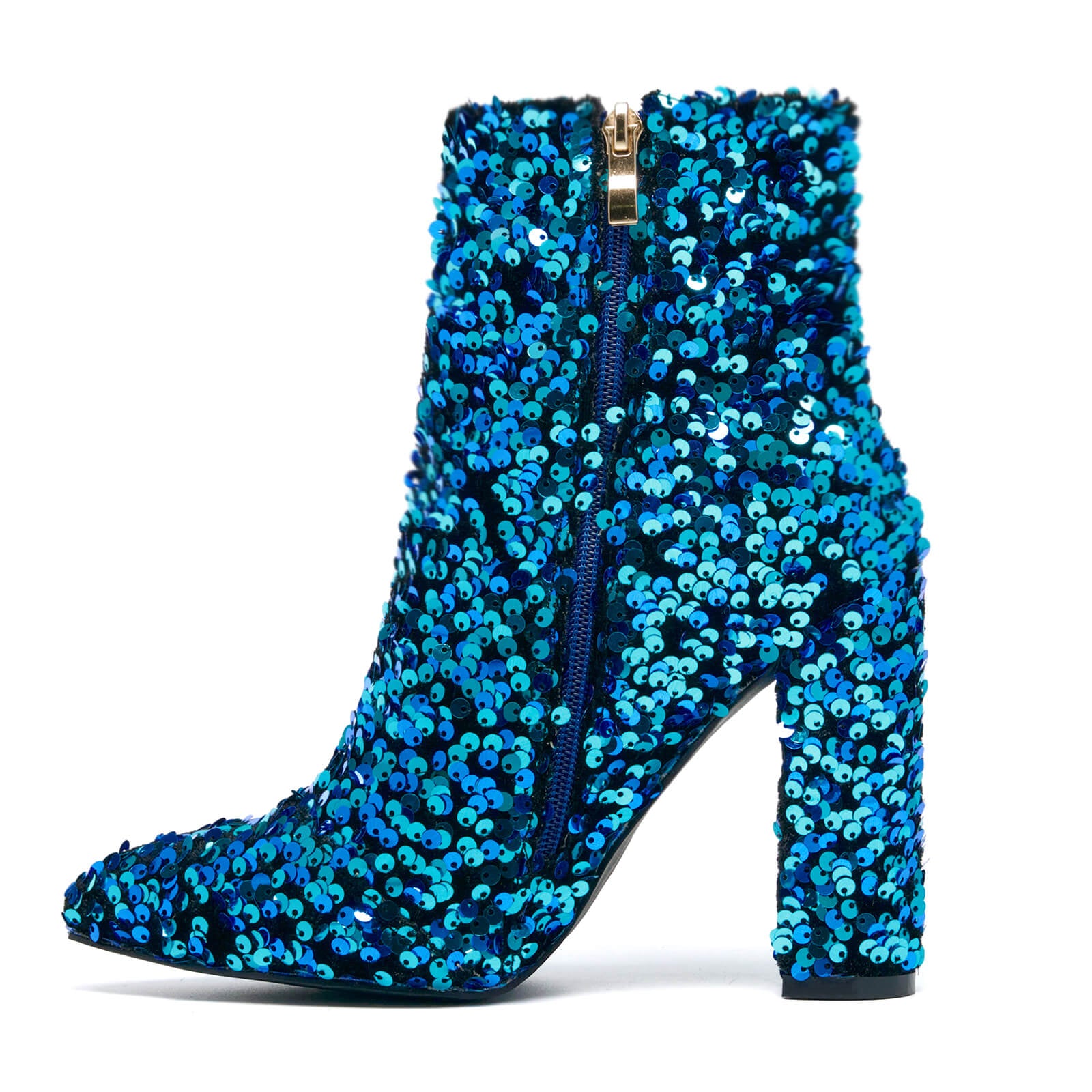 Women's Sequins Glitter Ankle Boots