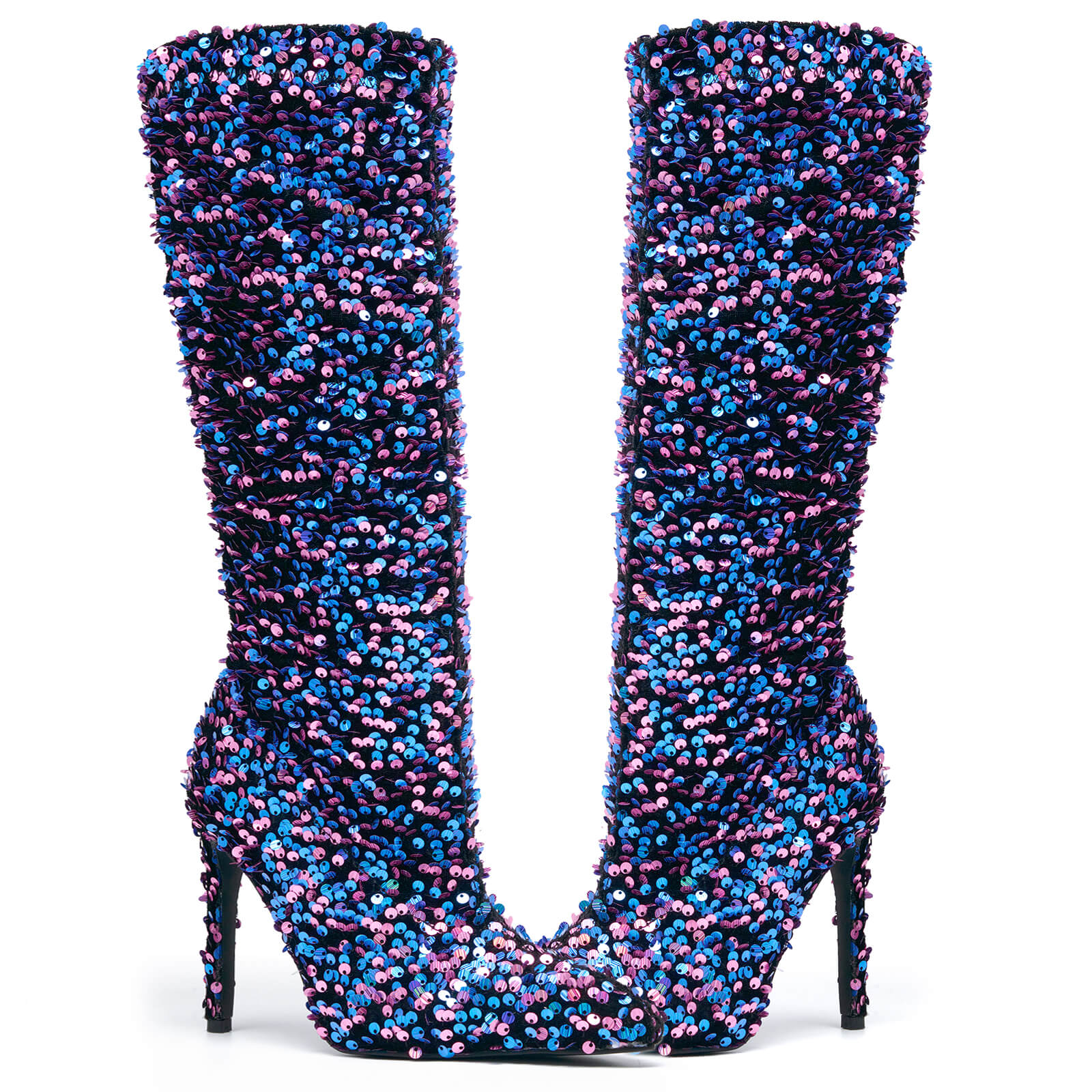 Sparky Women's Sequin Knee High Boots