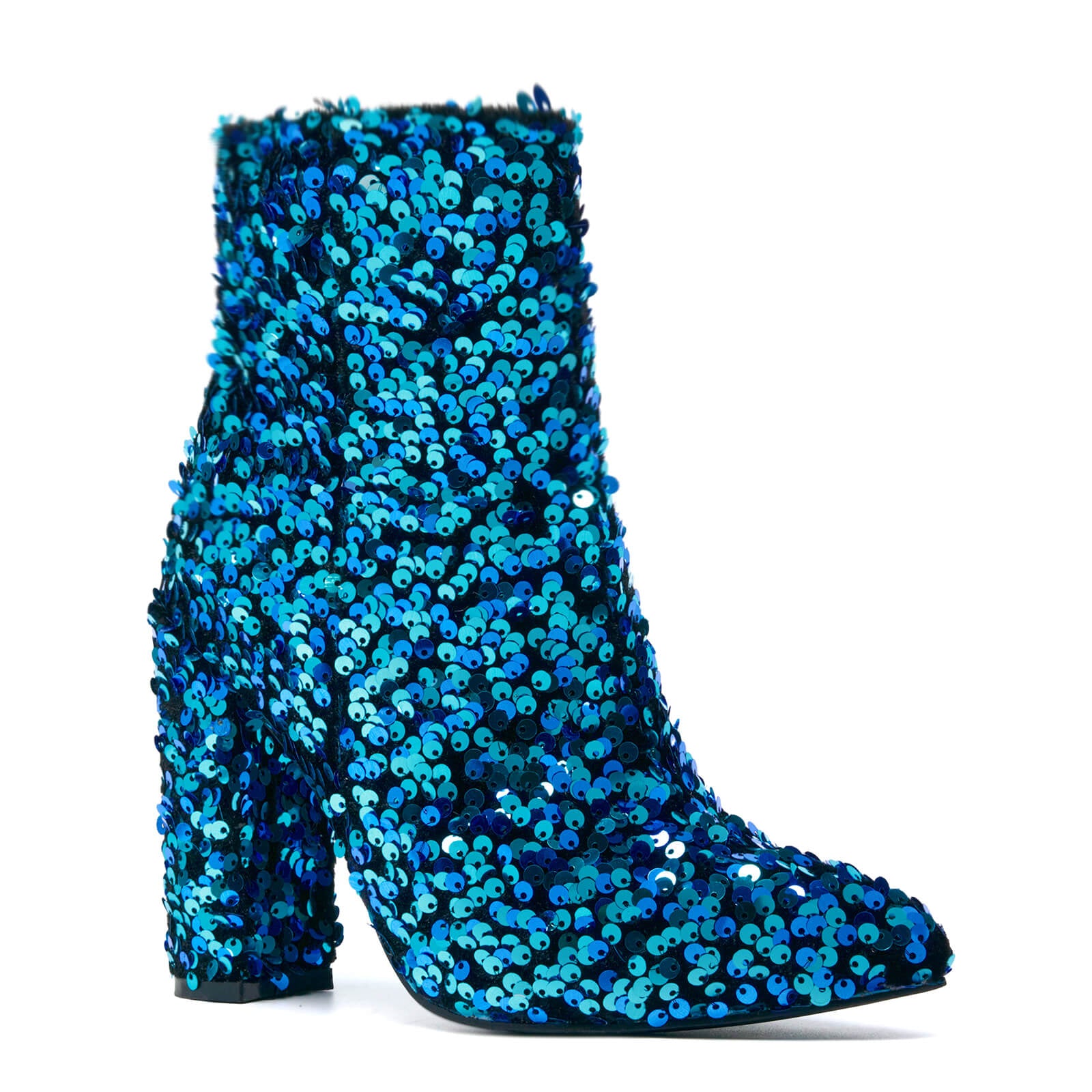 Women's Sequins Glitter Ankle Boots