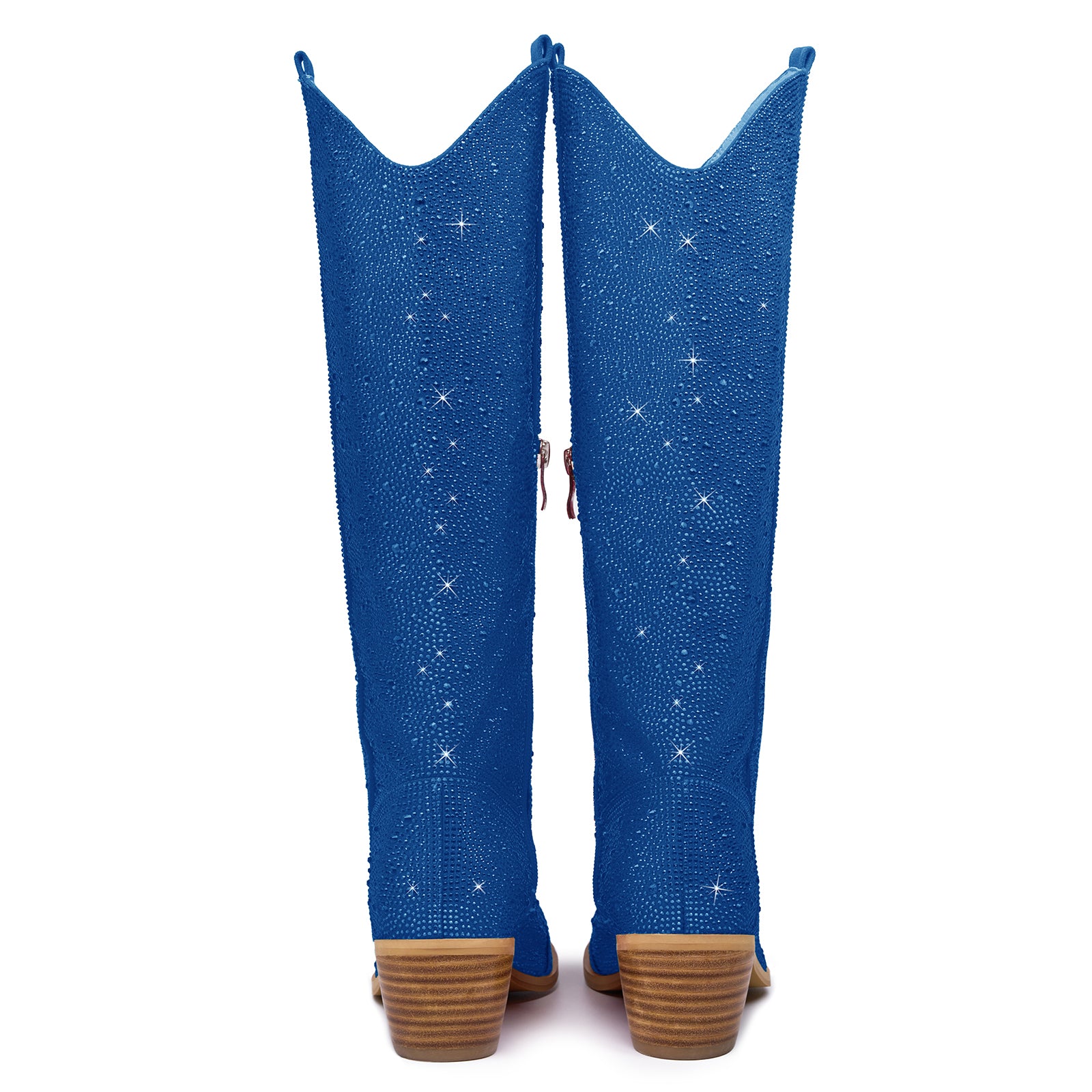 Rhinestone Knee High Cowboy Boots