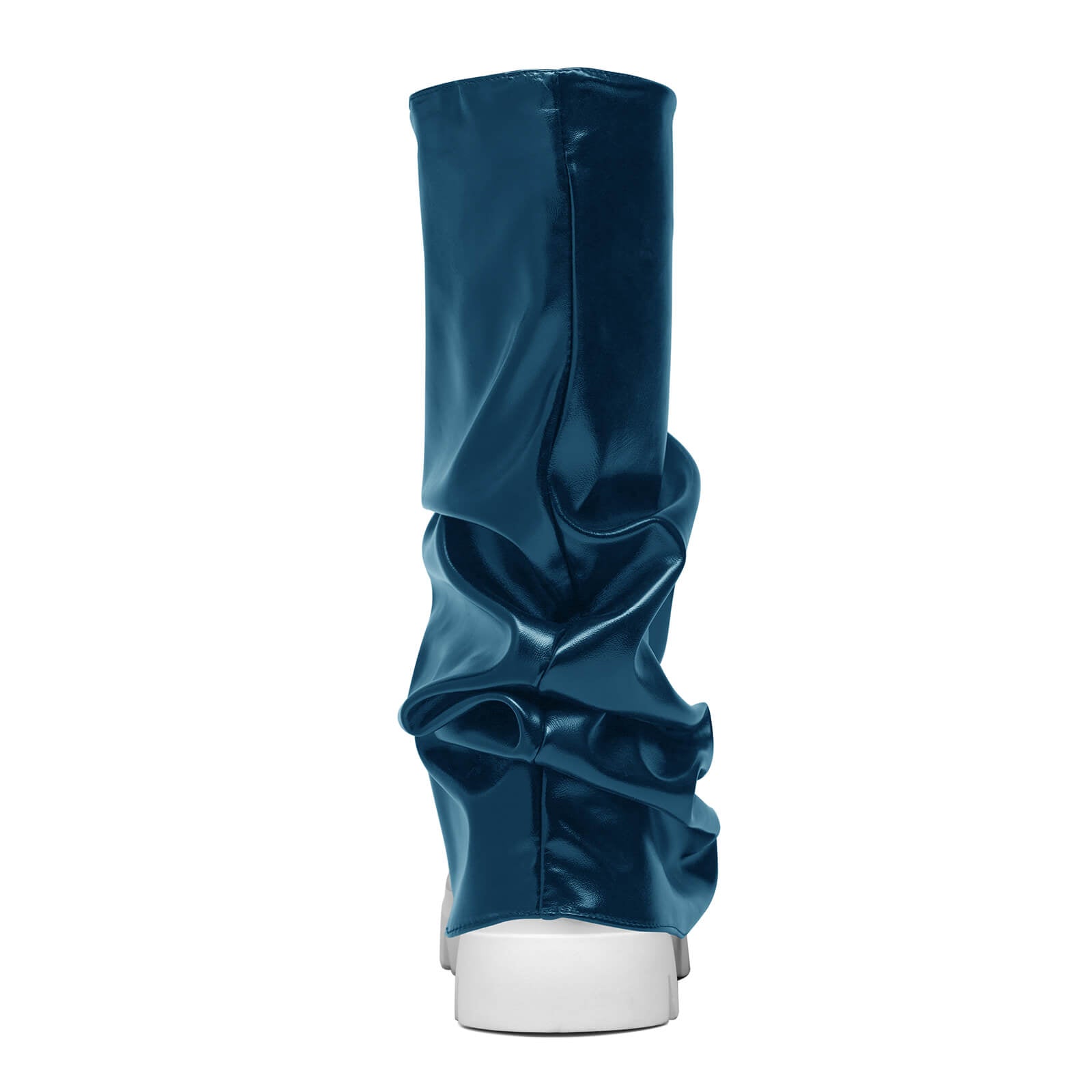 Women's Platform Round Toe Fold Over Boots
