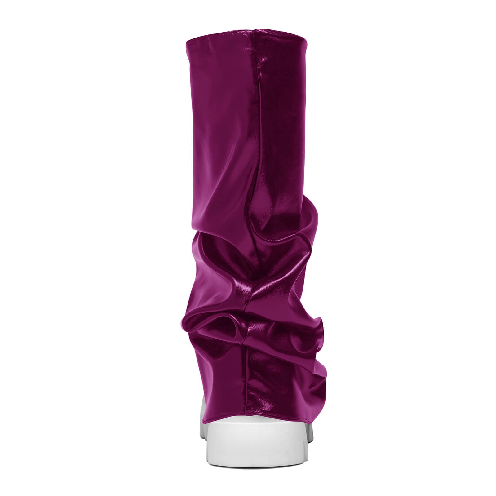 Women's Platform Round Toe Fold Over Boots