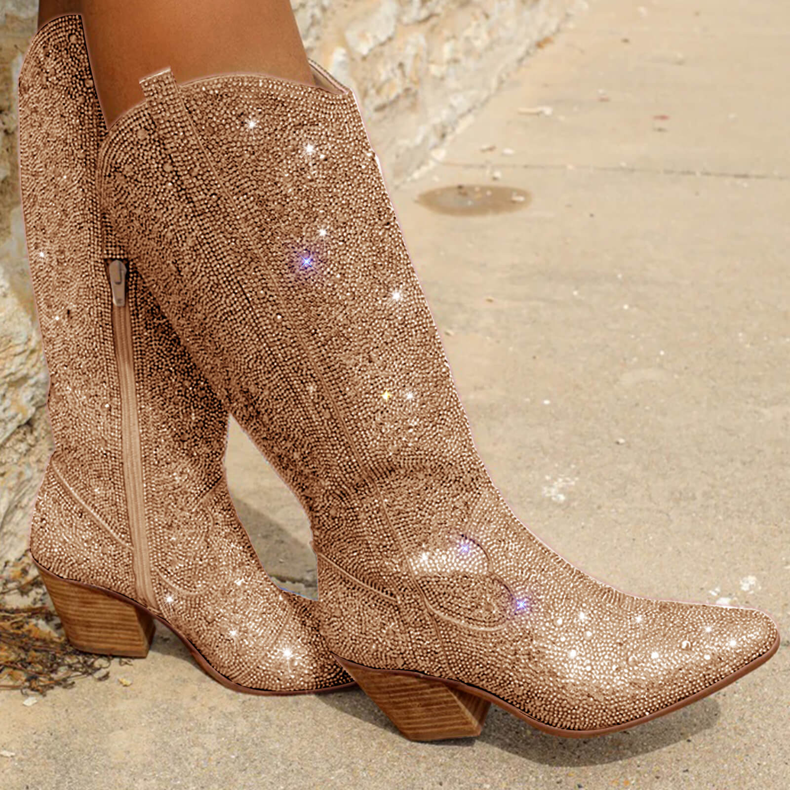 Rhinestone Cowboy Boots for Women