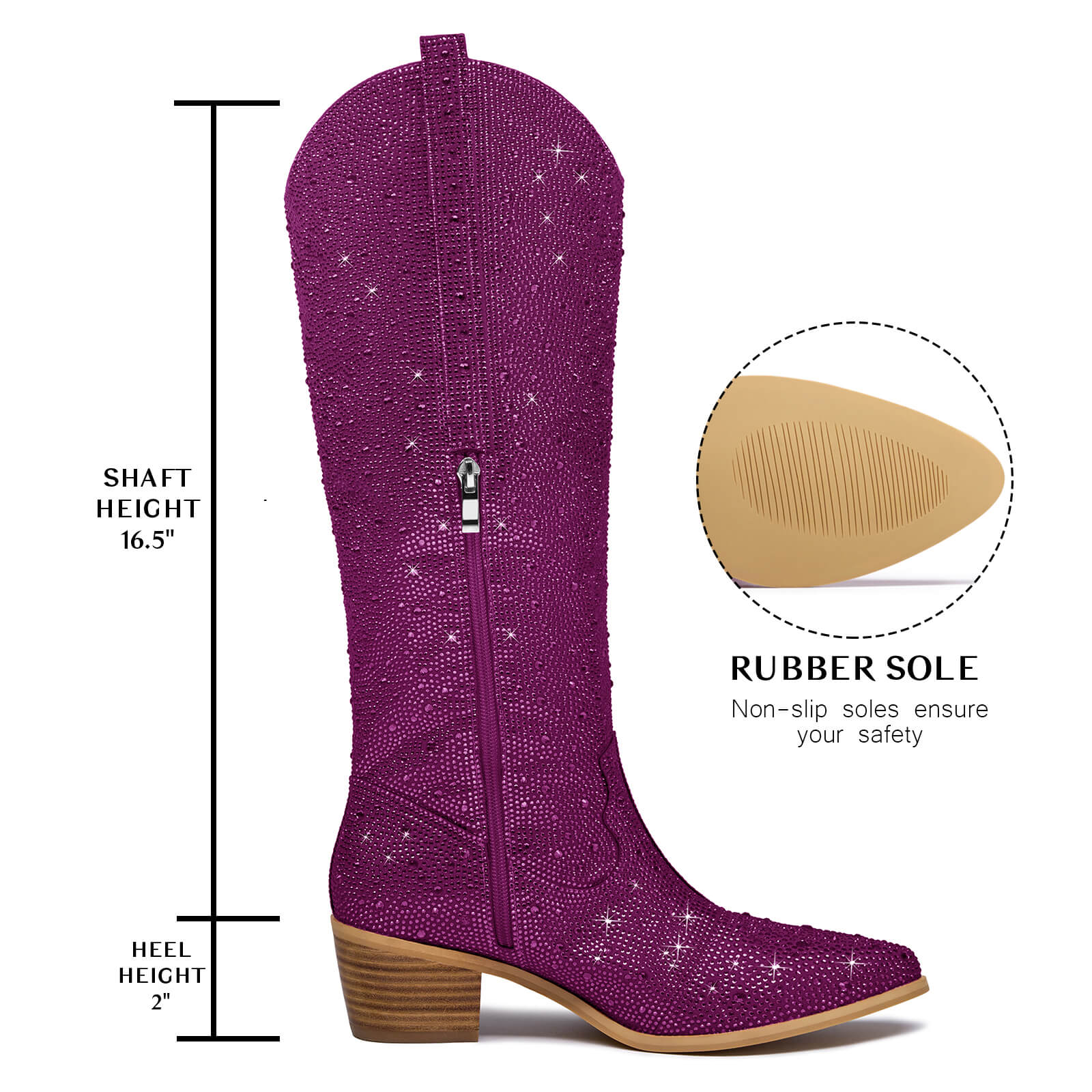 Rhinestone Cowboy Boots for Women