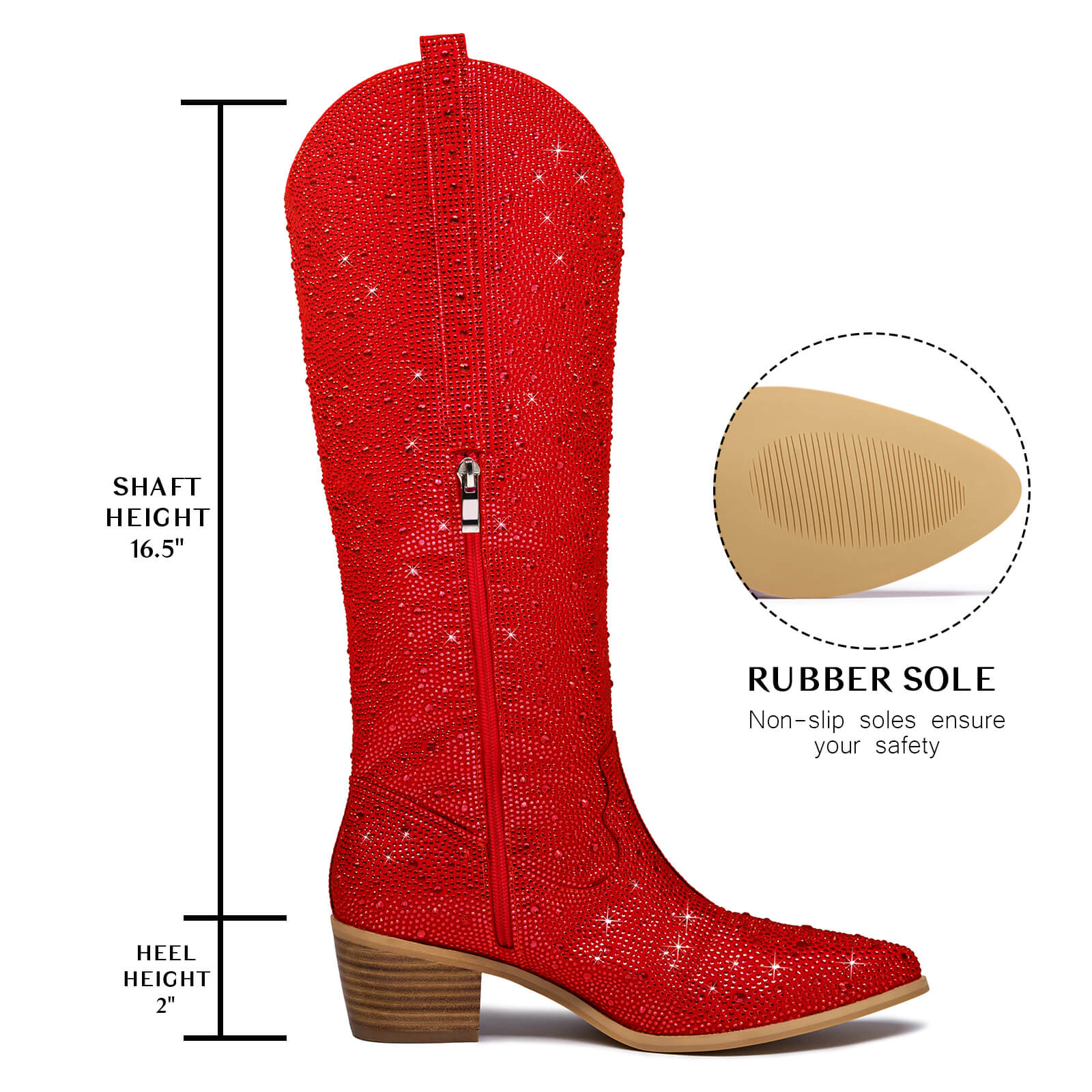 Rhinestone Cowboy Boots for Women