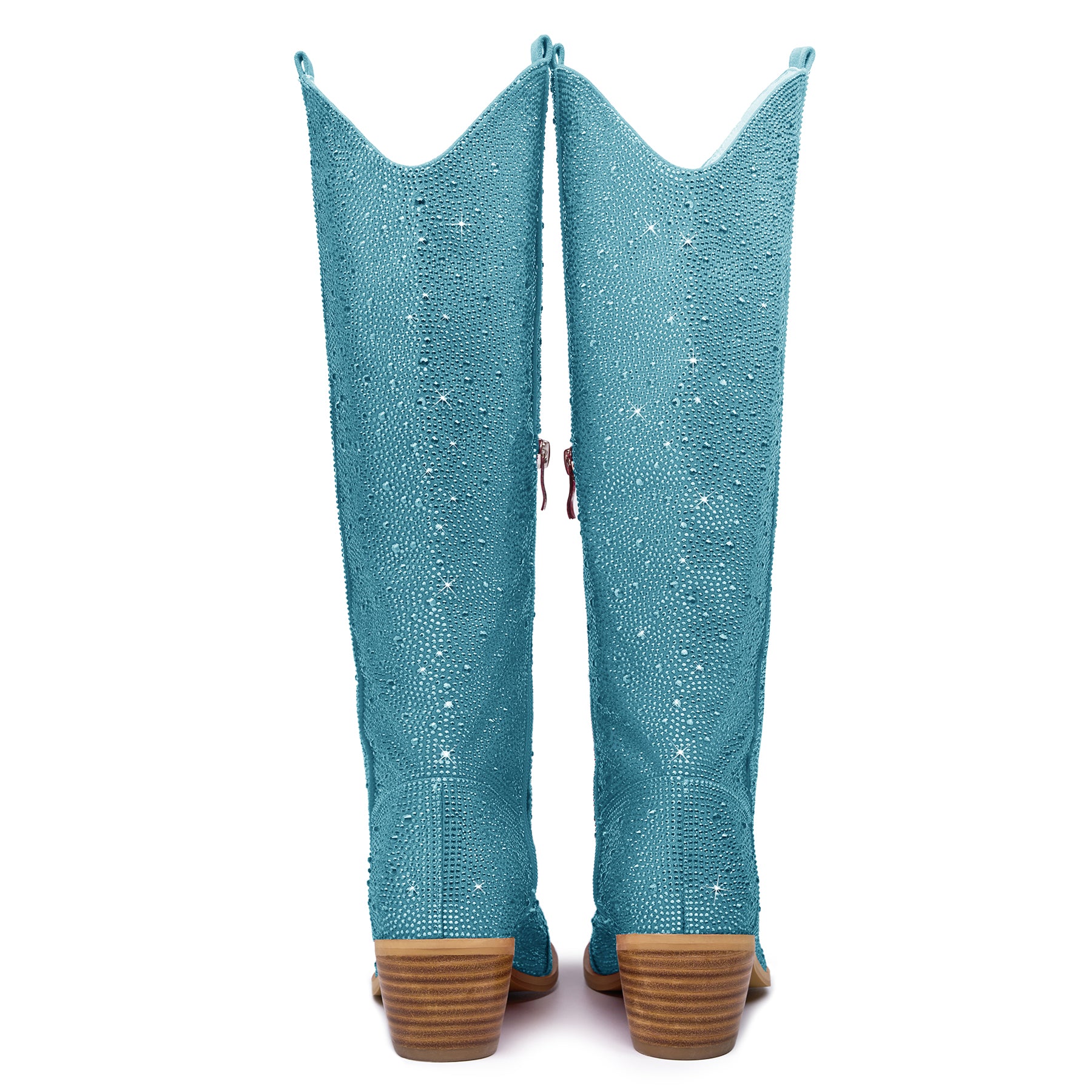 Rhinestone Knee High Cowboy Boots