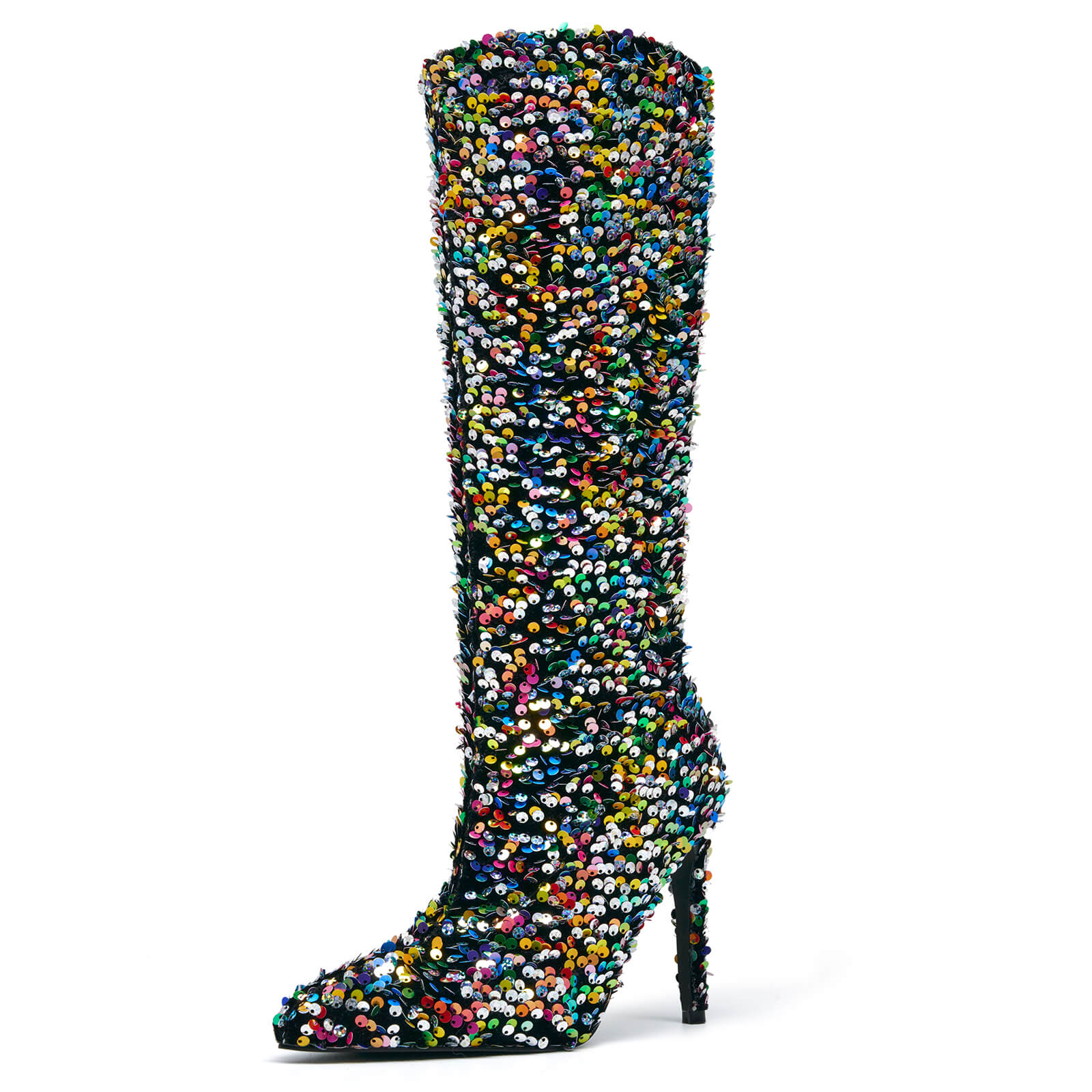 Sparky Women's Sequin Knee High Boots