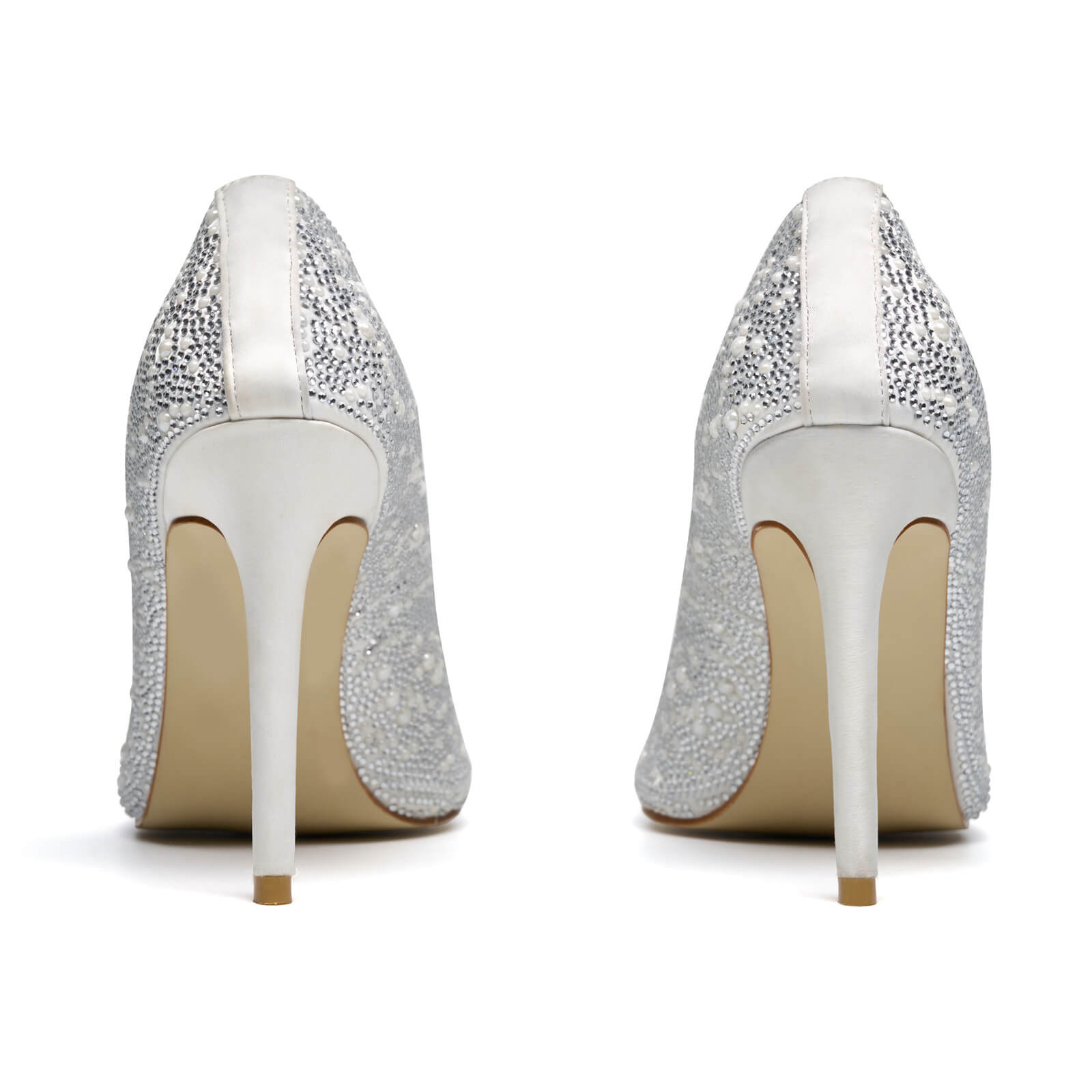 Women's Rhinestone Pointed Toe Pumps