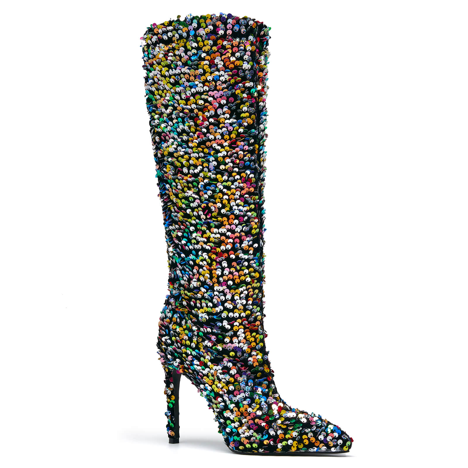 Sparky Women's Sequin Knee High Boots