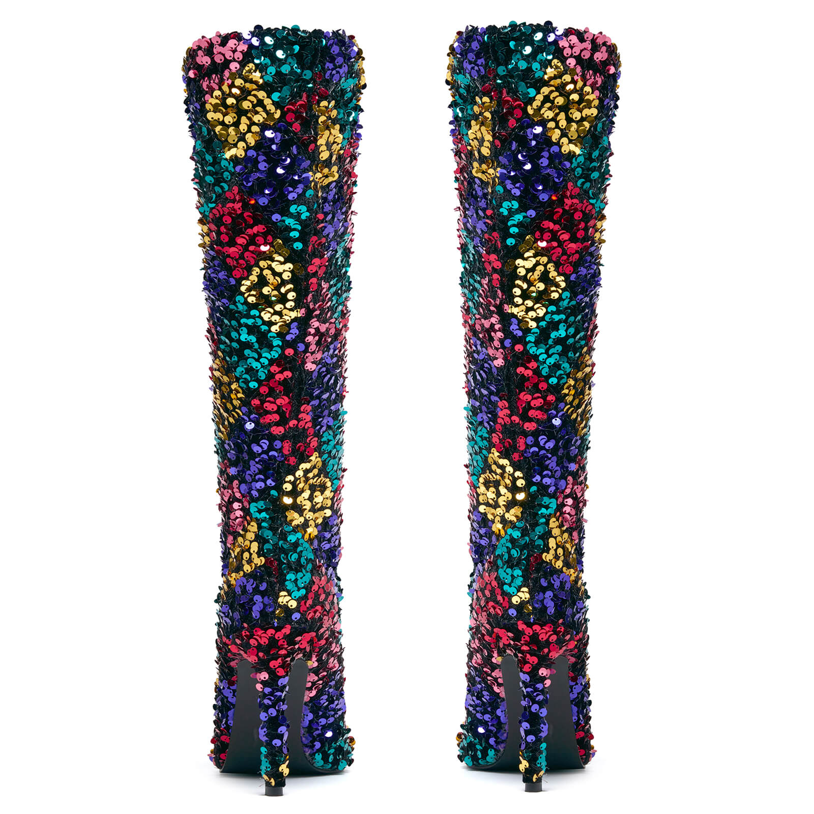 Sparky Women's Sequin Knee High Boots