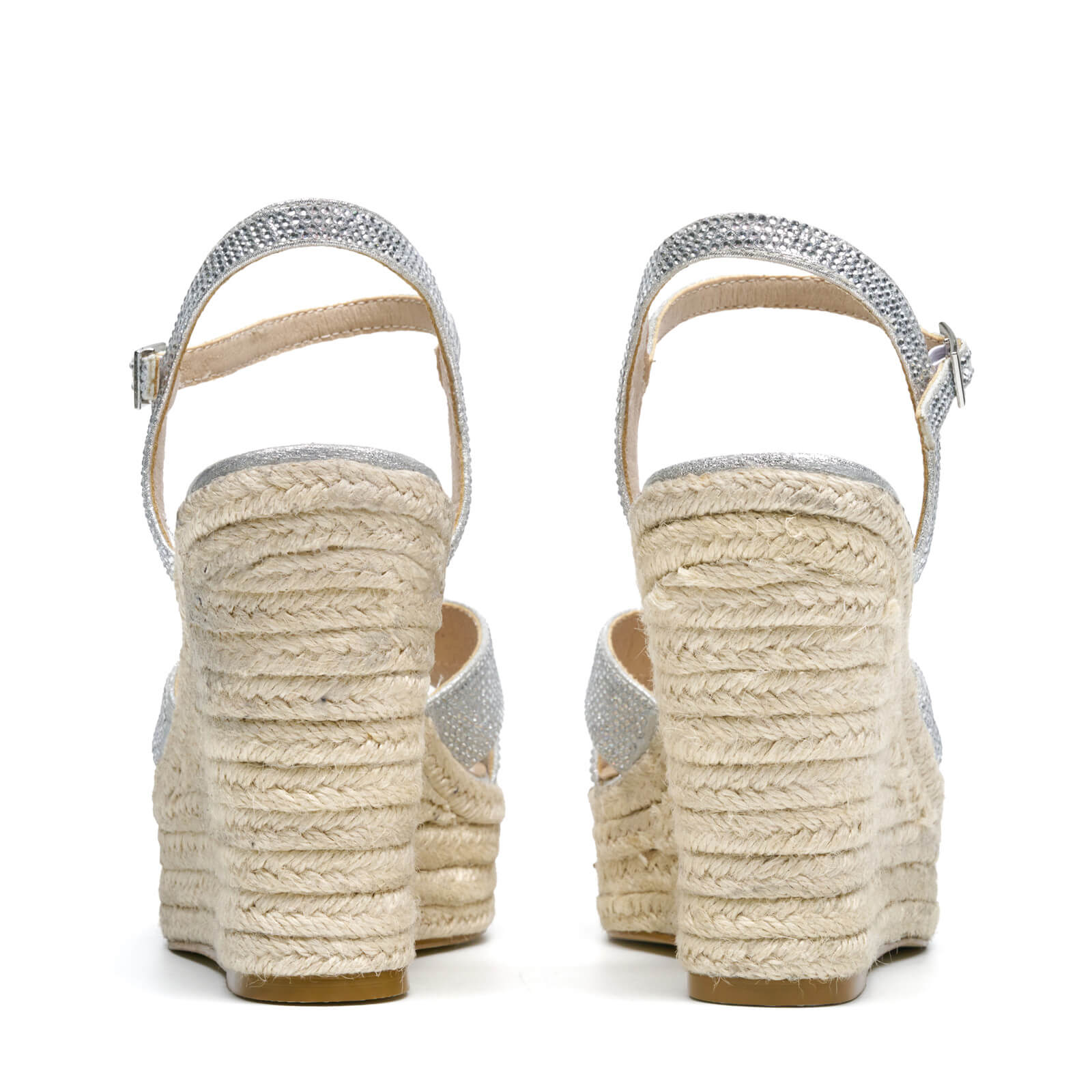 Women's Platform Straw Wedge Sandals