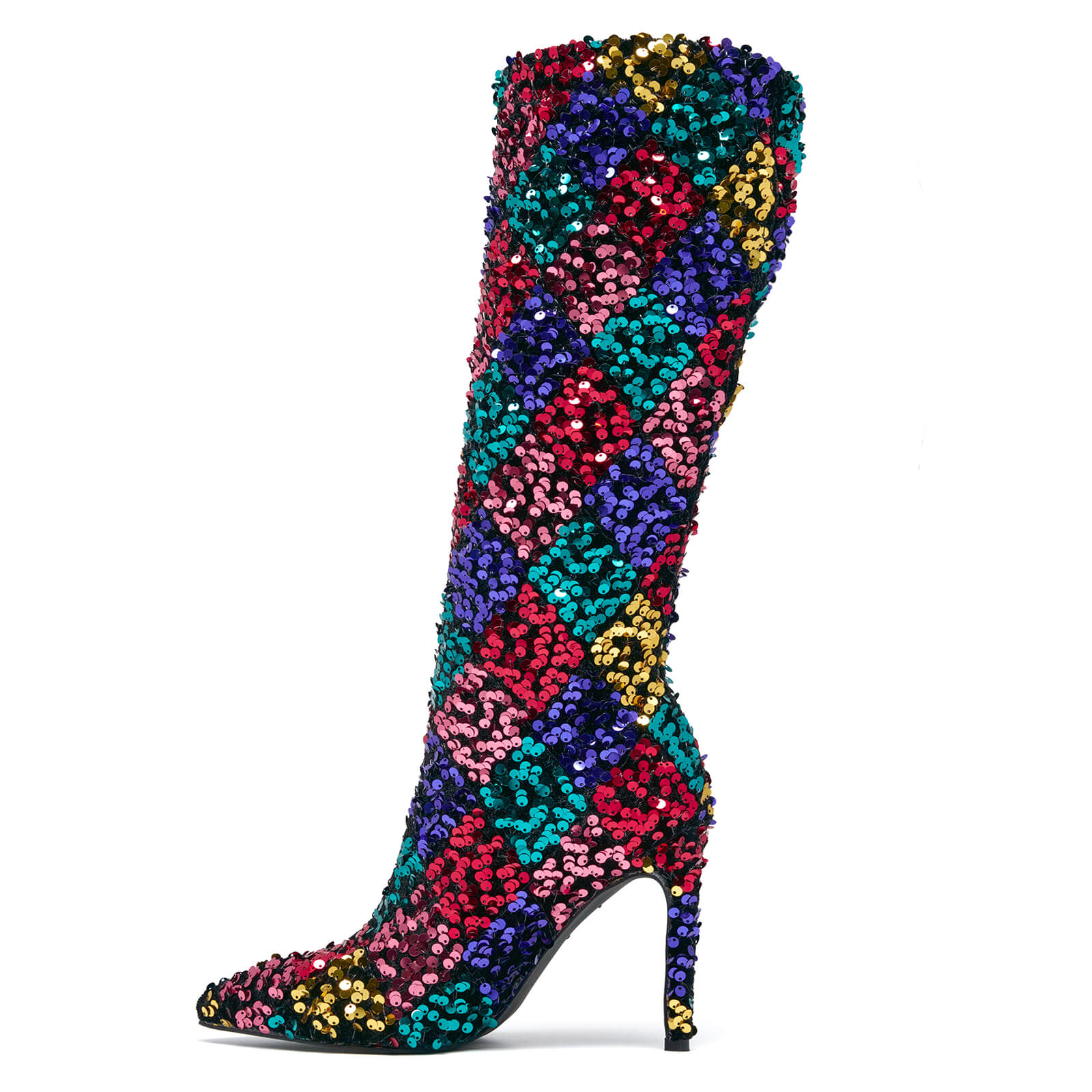 Sparky Women's Sequin Knee High Boots