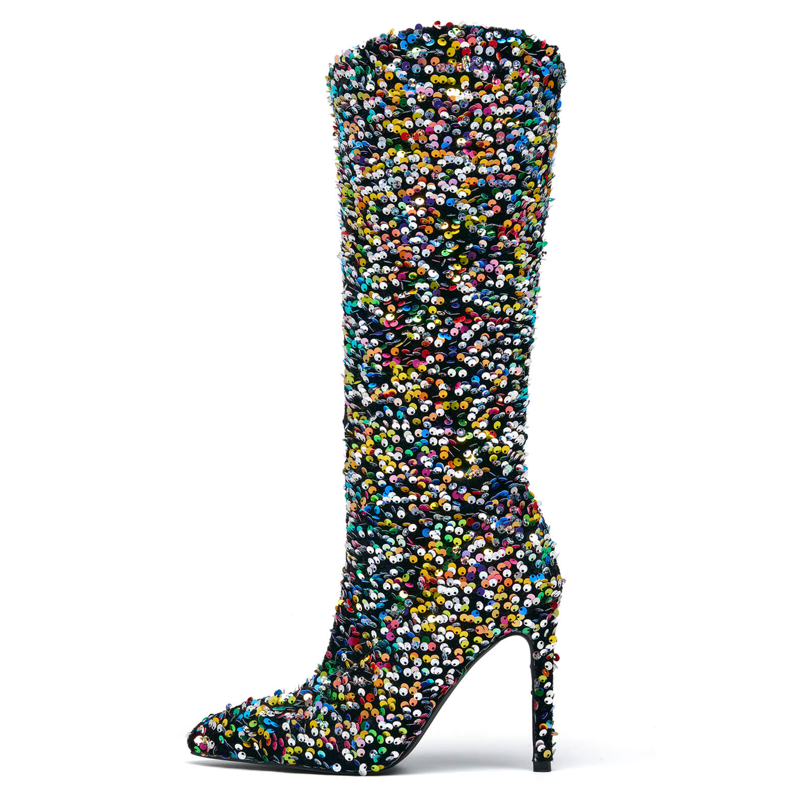 Sparky Women's Sequin Knee High Boots