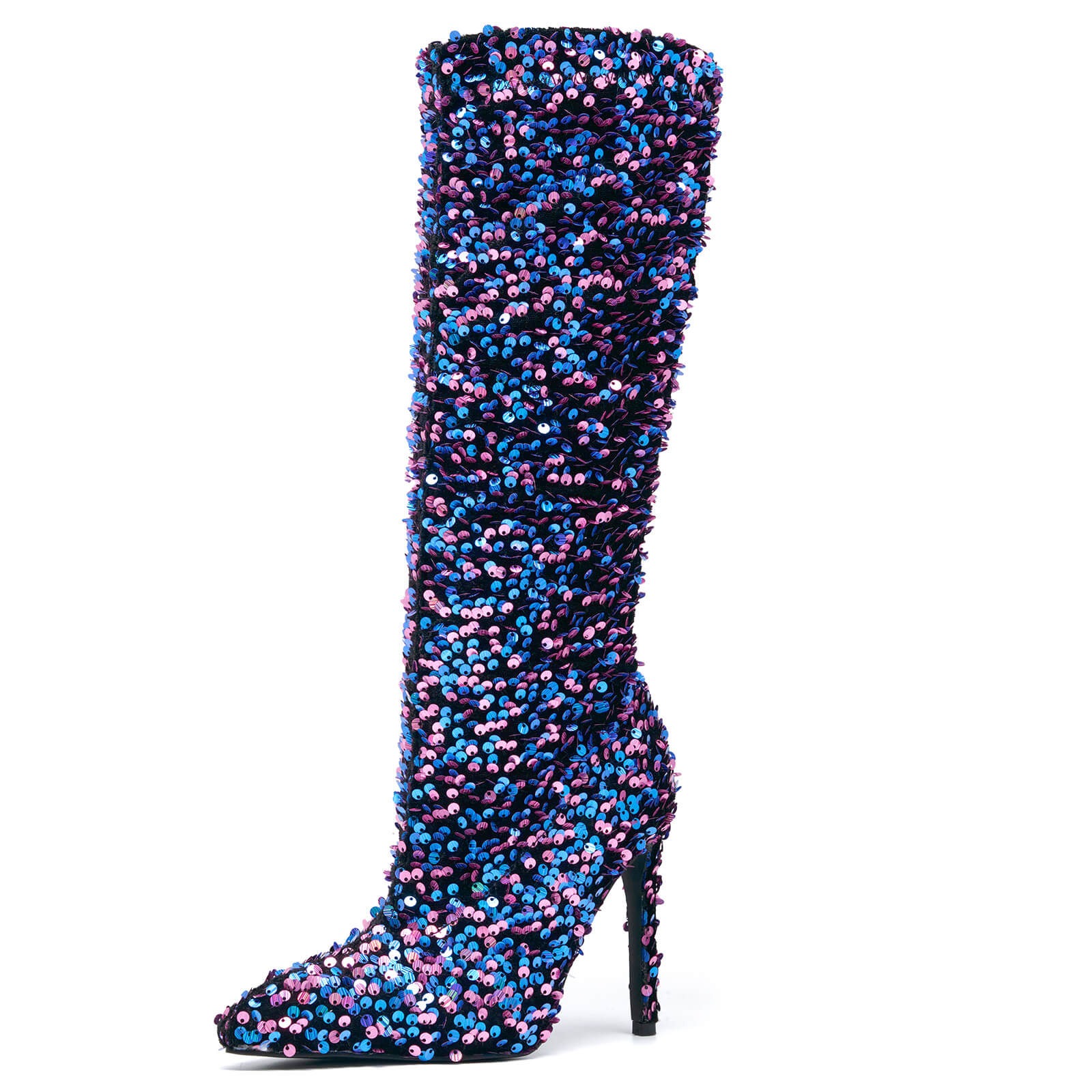 Sparky Women's Sequin Knee High Boots