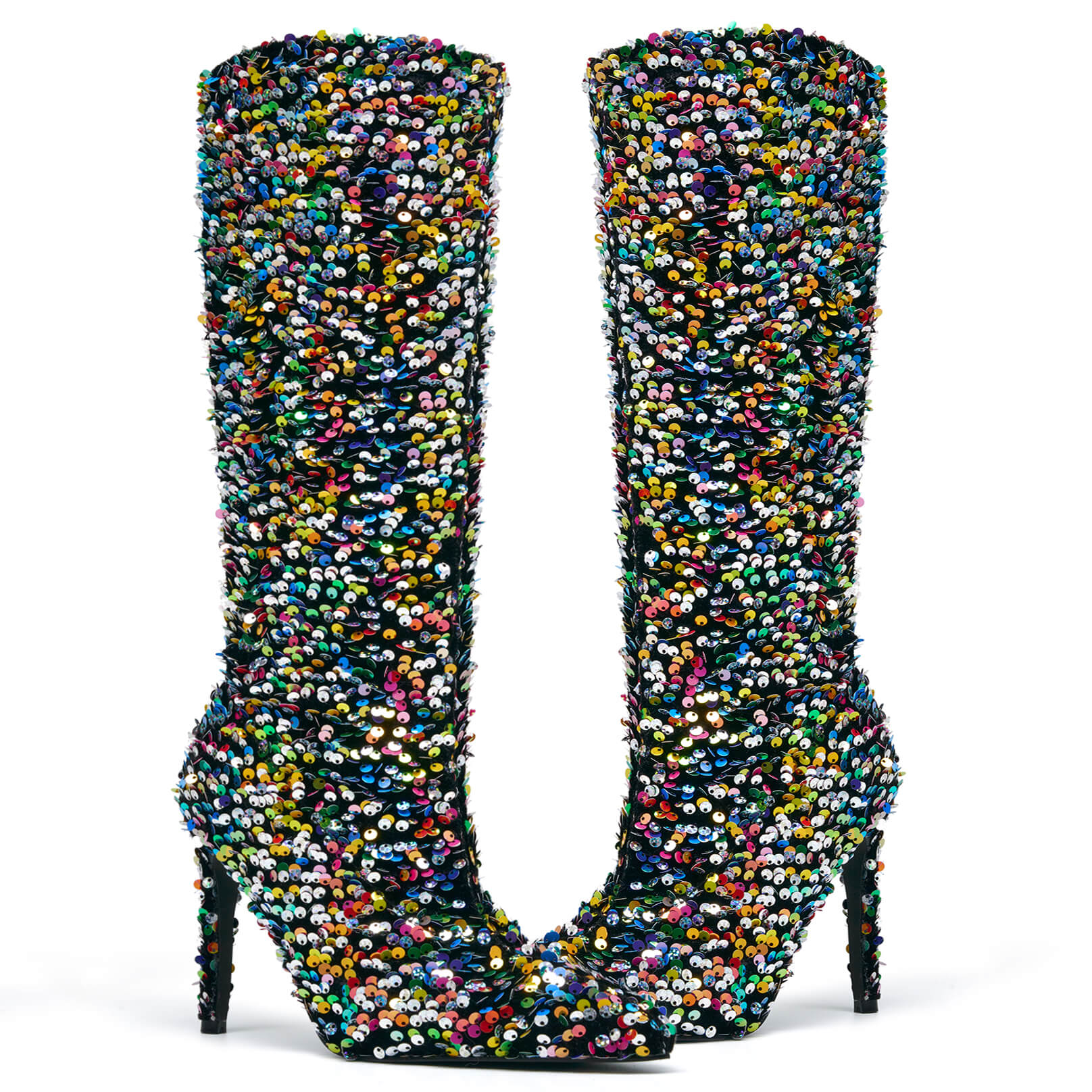 Sparky Women's Sequin Knee High Boots