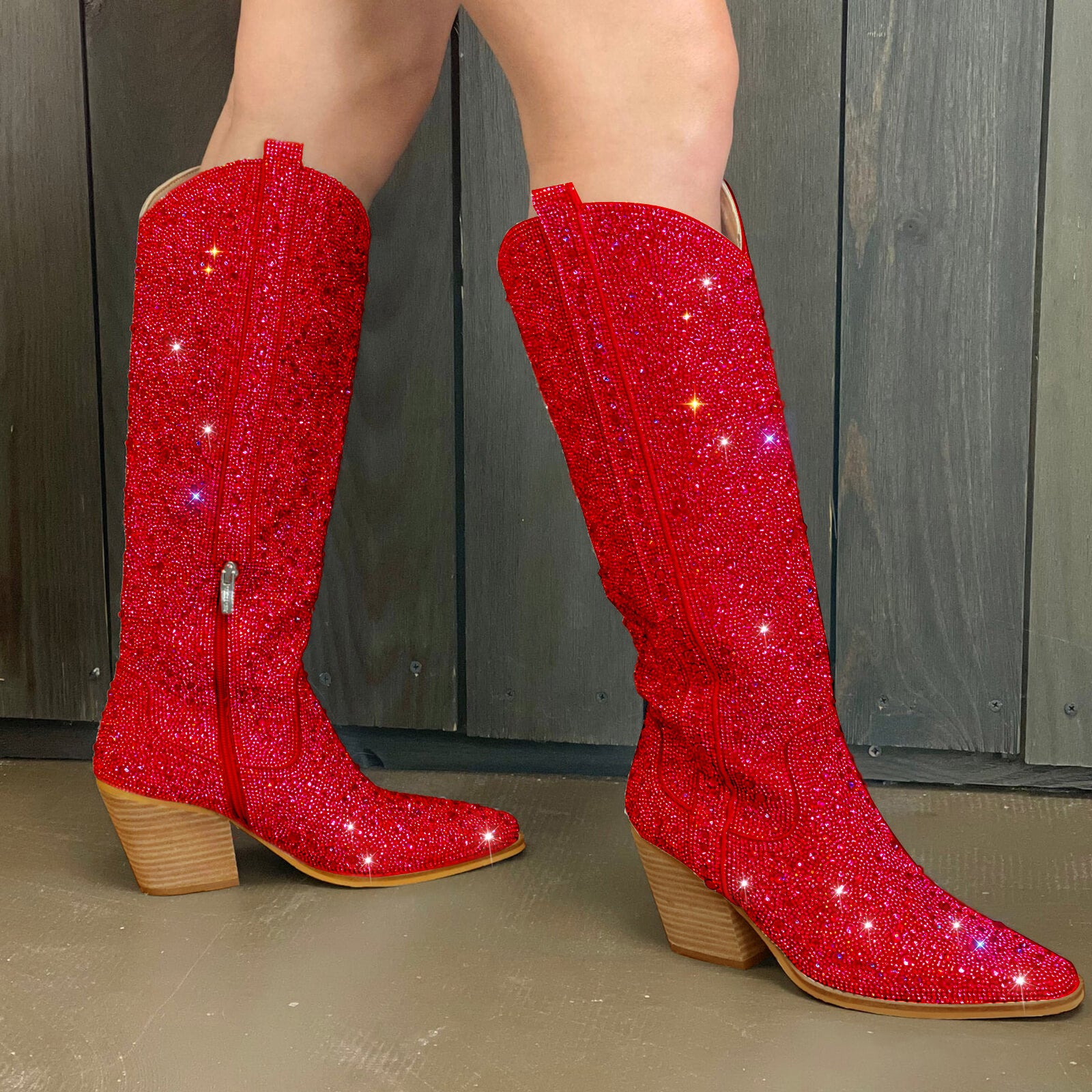 Rhinestone Cowboy Boots for Women